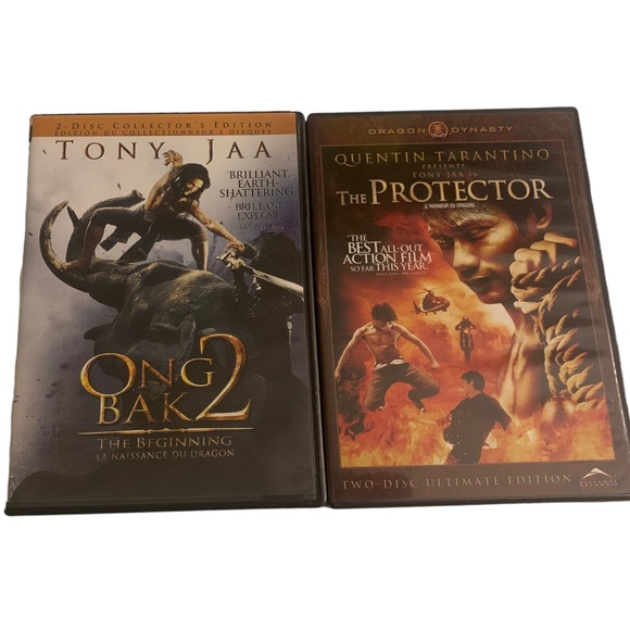 The PROTECTOR & ONG BAK 2 Two-Disc Collectors Ed Tony Jaa Martial Arts DVD’s - Picture 1 of 2